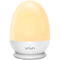 Los mejores  - Lámpara de Mesa VAVA- Luz Nocturna Infantil Lámpara de Mesilla de Noche- Control Táctil- Modo Nightlight- Temporizador…